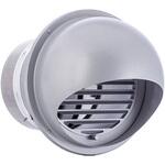 外壁用ステンレス製換気口 セルフード 同芯ガラリ型 CD・FD付 西邦工業