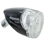 YB-301 ハブダイナモランプ (省電力フォーク用) 黒(-K) Hapyson