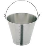 18-8平取手バケツ目盛付ベース付 SUGICO(スギコ)