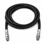 1.0MPa ゴム 筋入  エアーホース (両端金具1005+アダプタ付) (ホース呼径38，ネジサイズ1.1/2) ノーブランド