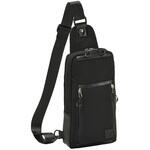 メッシュ風ボディバッグ-クロ Mobby's