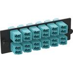 光ファイバー LCアダプタパネル デュプレックス 24芯 OM3/OM4 PANDUIT(パンドウイット)