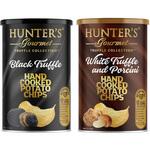 ポテトチップス黒トリュフ風味/白トリュフ&ポルチーニ風味 HUNTER'S