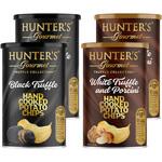 ポテトチップス黒トリュフ風味/白トリュフ&ポルチーニ風味 各2個 HUNTER'S