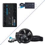 空調風神服 ベスト(24Vジャパンモデル フラットハイパワーファンセット&バッテリーセット 2026)(KF92622) サンエス