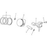 KD03035AA コネクティングロッドアセンブリ(STD) 三菱