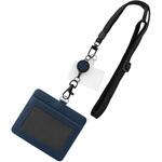 スマートフォン(汎用)ネックストラップ 「SHOULTY MULTI STRAP」 平紐タイプ (カードホルダー付属)  長さ調整 LEPLUS NEXT