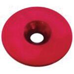 軽量アルミトップキャップ セパレート ロゴ無 レッド AVEDIO(エヴァディオ)