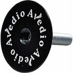 軽量アルミトップキャップ 一体型 ロゴ入 ブラック AVEDIO(エヴァディオ)