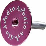 軽量アルミトップキャップ 一体型 ロゴ入 ピンク AVEDIO(エヴァディオ)