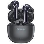 SS91BK ハイブリッドANC ワイヤレスイヤホン S-LIVE ANC Black ANC 外音取込 BT5.3 BLACK SOUL(ソウル)