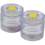 石英フィルターカセット(NIOSH 5040用・37mm・3ピース・透明スチレン・従来型・バンド付き・50個入) SKC(環境測定)