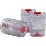 石英フィルターカセット(NIOSH 5040用・25mm・3ピース・透明スチレン・従来型・バンド付き・50個入) SKC(環境測定)