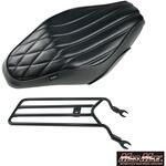 Mr Quick製 ホンダ クロスカブ CC110 JA60/JA45 リアキャリア カスタムロングシート セット MAD MAX(マッドマックス)