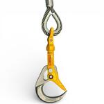 敷鉄板吊フック：ワイヤー16mm付 FSC藤原産業