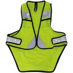R250 サイクル反射ベスト ポケット付きロング ネオンイエロー フリーサイズ R250