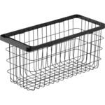 ランドリーワイヤーバスケット タワー スリム M ブラック 山崎実業