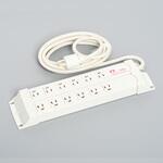 抜止OAタップ12個コード付 アメリカン電機