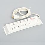 抜止OAタップ12個コード付 アメリカン電機