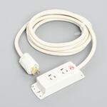 抜止OAタップ2個口コード付 アメリカン電機