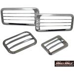 ダイハツ ハイゼットトラック 500系 用 メッキ バックランプ テールランプ 作業灯 ガーニッシュ 3点セット MAD MAX(マッドマックス)