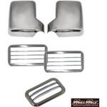 スズキ キャリー DA63T DA16T メッキ ミラーカバー バックランプ テールランプ ガーニッシュ 3点セット MAD MAX(マッドマックス)