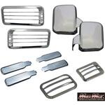 ダイハツ ハイゼットトラック 500系 用 メッキ ミラーカバー バックランプ テールランプ 作業灯 ガーニッシュ ステンレス アオリ ハンドルグリップカバー 5点セット MAD MAX(マッドマックス)