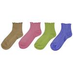 婦人フリル履き口リブ/パステル ゴートレイド