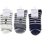 婦人 ショートクルーソックス/くま刺繍 ゴートレイド