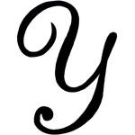 イニシャルモチーフワッペン KIYOHARA(清原)