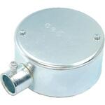 ねじなし丸型露出ボックス 八州電工