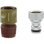 これエエやん 屋外用ホース接続セット (TOTOねじ式カップリング水栓 ワンタッチ ホースアダプター 接続 簡単 散水栓 カップリング水栓) GAONA(ガオナ)