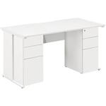 エコノミーデスク両袖タイプ カグクロ