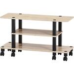 フィット TV台(キャスター付) オーク 不二貿易