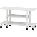 フィット TV台(キャスター付) オークWH 不二貿易