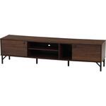 スコット TVボード 180幅 ウォルナット 不二貿易