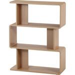 ディスプレイラック 3段 クレール オークナチュラル 不二貿易