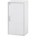 鍵付き収納ボックス オークWH 不二貿易