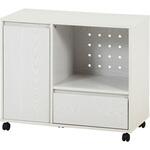 マルチワゴン(引き出し1杯タイプ) オークWH 不二貿易