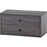 EZBO コネクトボックス 引出2杯 GY 不二貿易