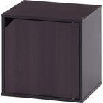 キューブボックス 扉付 ブラウン CB35DR(BR) 不二貿易