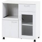 キッチンワゴン オークWH 不二貿易