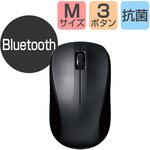 ワイヤレスマウス Bluetooth IR 抗菌 3ボタン Mサイズ エレコム