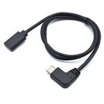 充電・通信対応L型 Type-C 延長ケーブル 0.5m JTT