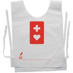 610-1014-red-helpmark 使い捨てゼッケンベスト 【helpmark】 ナカネ
