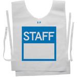 使い捨てゼッケンベスト 【STAFF】 ナカネ