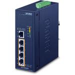 産業用PoEスイッチングハブ Giga5ポート af/at 外部電源DC12-54V PLANET Technology