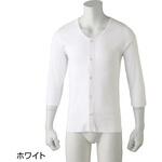 紳7分袖大き目ボタンシャツ ケアファッション