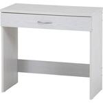 引き出し付きデスク オークWH 不二貿易