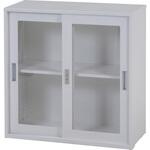 フォールディングキャビネットアクリル引き戸タイプ 不二貿易